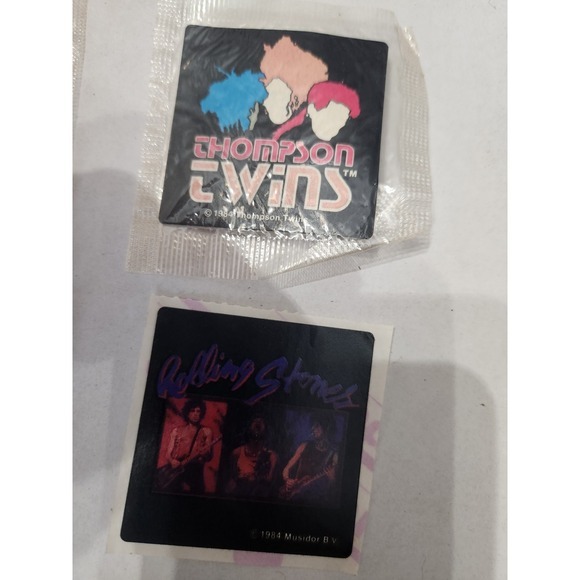 Vintage 1984 Cap'n Crunch Rock N Roll Stickers U2 Rolling Stones Duran Duran‎ - Picture 2 of 4